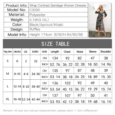 Kandiny - Large size short and long fashion seven-point sleeve dress