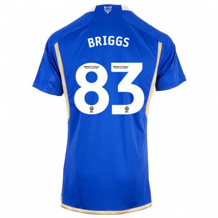 Kandiny Lapset Logan Briggs #83 Sininen Kotipaita 2023/24 Lyhythihainen Paita T-Paita