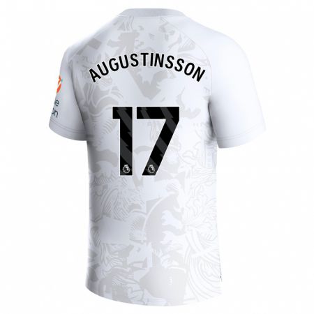 Kandiny Lapset Ludwig Augustinsson #17 Valkoinen Vieraspaita 2023/24 Lyhythihainen Paita T-Paita