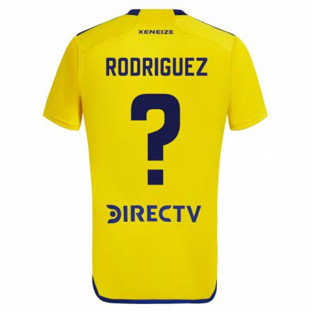 Kandiny Lapset Román Rodríguez #0 Keltainen Vieraspaita 2023/24 Lyhythihainen Paita T-Paita