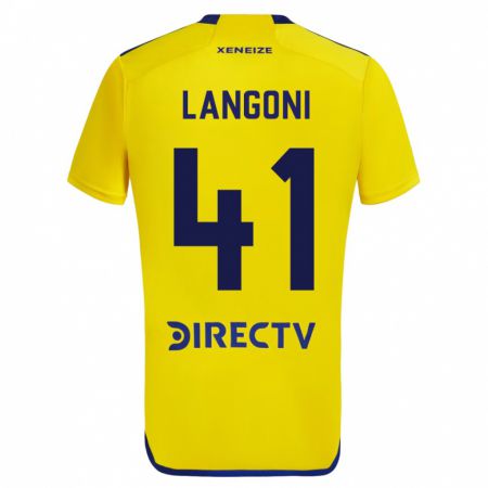 Kandiny Lapset Luca Langoni #41 Keltainen Vieraspaita 2023/24 Lyhythihainen Paita T-Paita