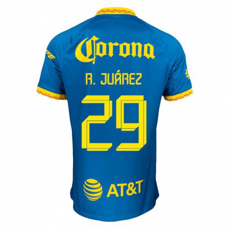 Kandiny Lapset Ramón Juárez #29 Sininen Vieraspaita 2023/24 Lyhythihainen Paita T-Paita