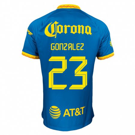 Kandiny Lapset Itzel Gonzalez #23 Sininen Vieraspaita 2023/24 Lyhythihainen Paita T-Paita