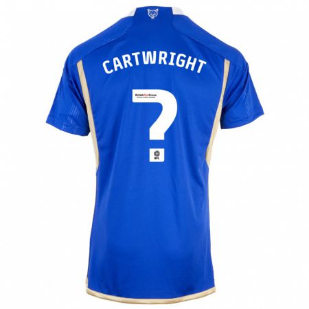 Kandiny Miesten Henry Cartwright #0 Kuninkaallisen Sininen Kotipaita 2023/24 Lyhythihainen Paita T-Paita