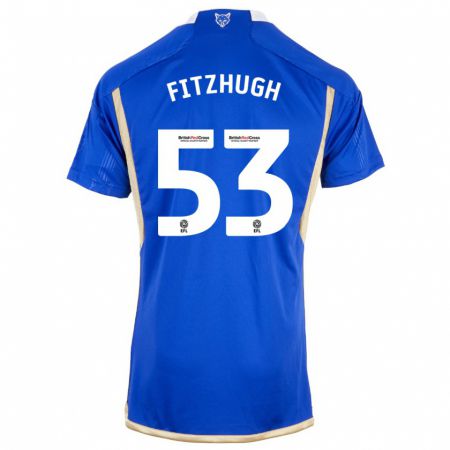 Kandiny Miesten Ethan Fitzhugh #53 Kuninkaallisen Sininen Kotipaita 2023/24 Lyhythihainen Paita T-Paita
