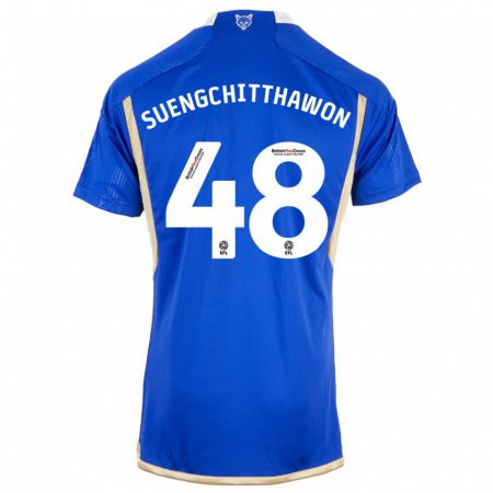 Kandiny Miesten Thanawat Suengchitthawon #48 Kuninkaallisen Sininen Kotipaita 2023/24 Lyhythihainen Paita T-Paita