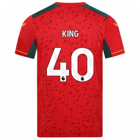 Kandiny Miesten Tom King #40 Punainen Vieraspaita 2023/24 Lyhythihainen Paita T-Paita