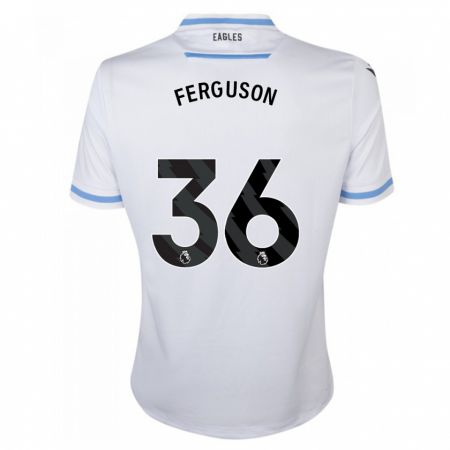 Kandiny Miesten Nathan Ferguson #36 Valkoinen Vieraspaita 2023/24 Lyhythihainen Paita T-Paita