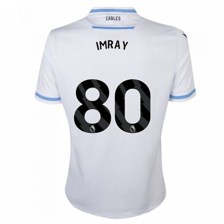 Kandiny Miesten Danny Imray #80 Valkoinen Vieraspaita 2023/24 Lyhythihainen Paita T-Paita
