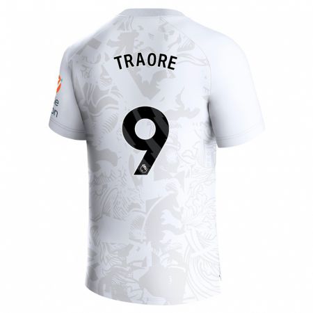 Kandiny Miesten Bertrand Traoré #9 Valkoinen Vieraspaita 2023/24 Lyhythihainen Paita T-Paita