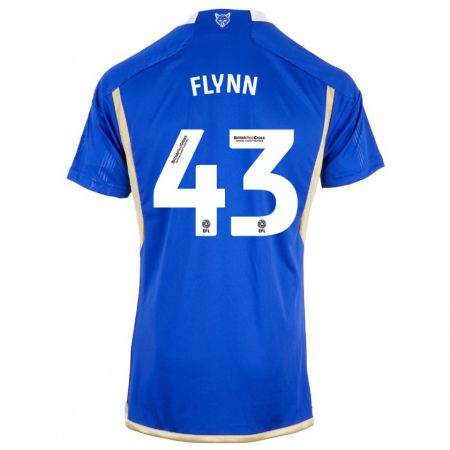 Kandiny Naisten Shane Flynn #43 Kuninkaallisen Sininen Kotipaita 2023/24 Lyhythihainen Paita T-Paita