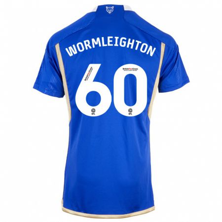 Kandiny Naisten Joe Wormleighton #60 Kuninkaallisen Sininen Kotipaita 2023/24 Lyhythihainen Paita T-Paita