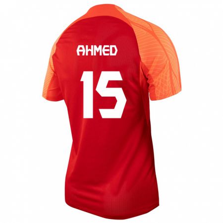 Kandiny Lapset Kanadan Ali Ahmed #15 Oranssi Kotipaita 24-26 Lyhythihainen Paita T-Paita