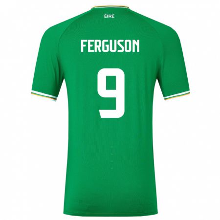 Kandiny Lapset Irlanti Evan Ferguson #9 Vihreä Kotipaita 24-26 Lyhythihainen Paita T-Paita