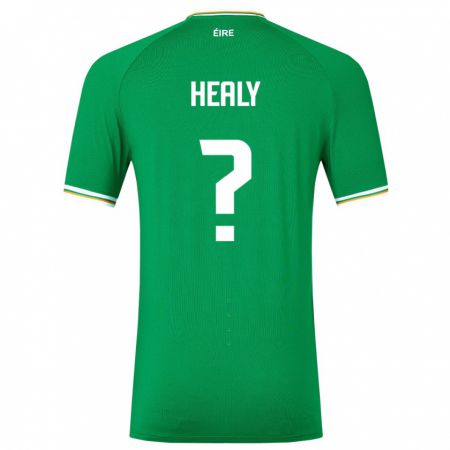 Kandiny Lapset Irlanti Matthew Healy #0 Vihreä Kotipaita 24-26 Lyhythihainen Paita T-Paita