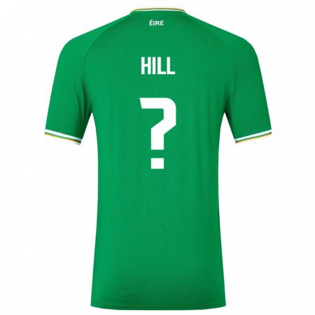 Kandiny Lapset Irlanti Tom Hill #0 Vihreä Kotipaita 24-26 Lyhythihainen Paita T-Paita