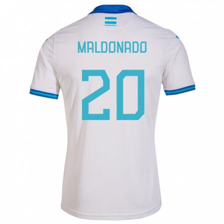 Kandiny Lapset Honduras Alessandro Maldonado #20 Valkoinen Kotipaita 24-26 Lyhythihainen Paita T-Paita