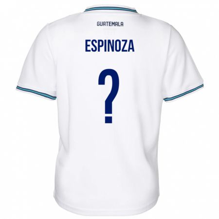 Kandiny Lapset Guatemala José Espinoza #0 Valkoinen Kotipaita 24-26 Lyhythihainen Paita T-Paita
