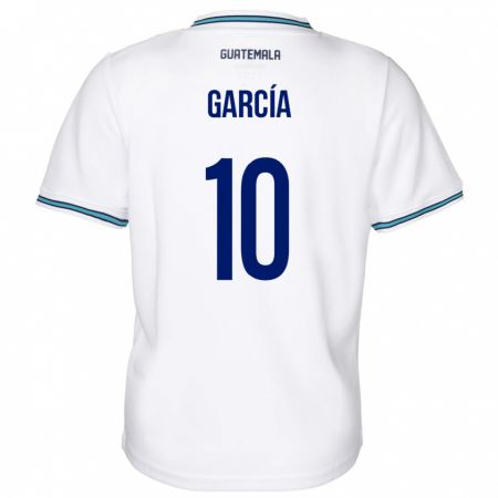 Kandiny Lapset Guatemala Gabriel García #10 Valkoinen Kotipaita 24-26 Lyhythihainen Paita T-Paita