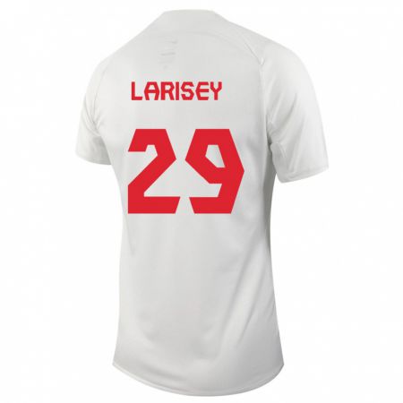 Kandiny Lapset Kanadan Clarissa Larisey #29 Valkoinen Vieraspaita 24-26 Lyhythihainen Paita T-Paita