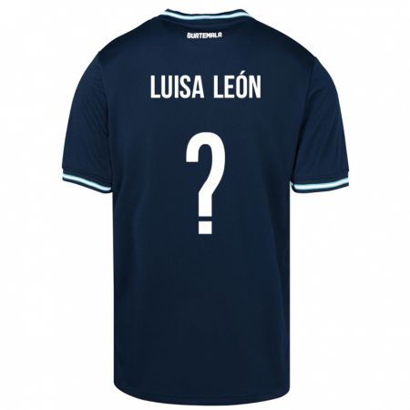 Kandiny Lapset Guatemala Luisa León #0 Sininen Vieraspaita 24-26 Lyhythihainen Paita T-Paita