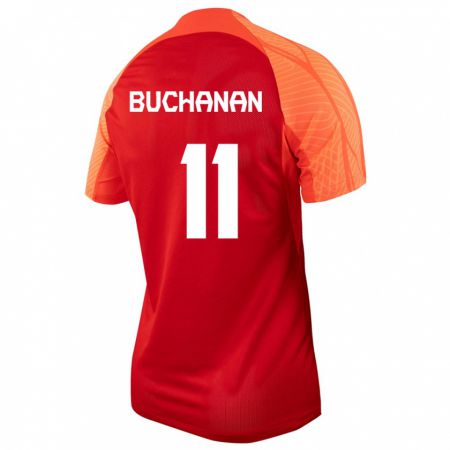 Kandiny Miesten Kanadan Tajon Buchanan #11 Oranssi Kotipaita 24-26 Lyhythihainen Paita T-Paita