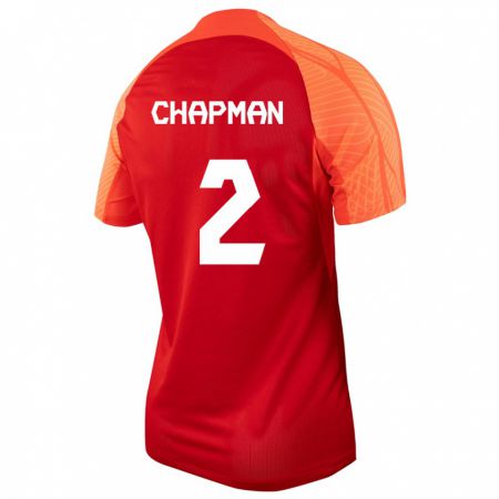 Kandiny Miesten Kanadan Allysha Chapman #2 Oranssi Kotipaita 24-26 Lyhythihainen Paita T-Paita