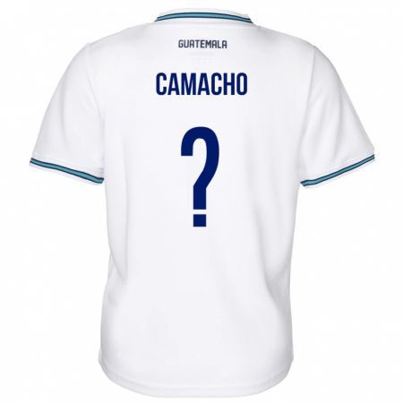 Kandiny Miesten Guatemala Samuel Camacho #0 Valkoinen Kotipaita 24-26 Lyhythihainen Paita T-Paita