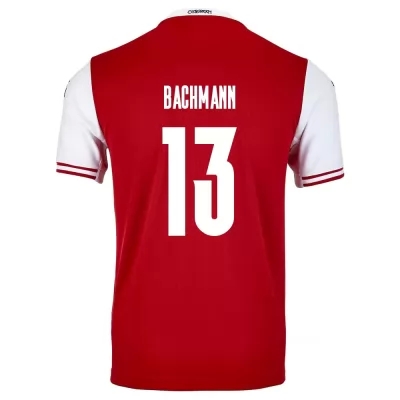 Naisten Itävallan jalkapallomaajoukkue Daniel Bachmann #13 Kotipaita Punainen 2021 Lyhythihainen Paita