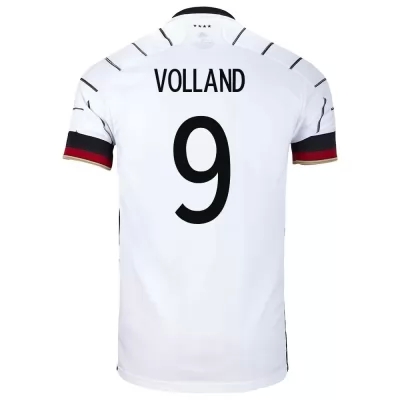 Lapset Saksan jalkapallomaajoukkue Kevin Volland #9 Kotipaita Valkoinen 2021 Lyhythihainen Paita