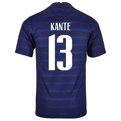 Lapset Ranskan jalkapallomaajoukkue N'Golo Kante #13 Kotipaita Tummansininen 2021 Lyhythihainen Paita