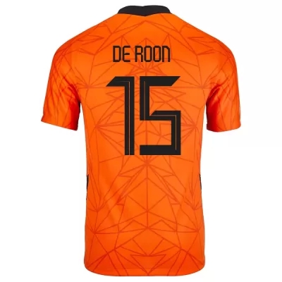 Miesten Alankomaiden jalkapallomaajoukkue Marten de Roon #15 Kotipaita Oranssi 2021 Lyhythihainen Paita