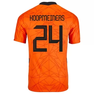 Naisten Alankomaiden jalkapallomaajoukkue Teun Koopmeiners #24 Kotipaita Oranssi 2021 Lyhythihainen Paita