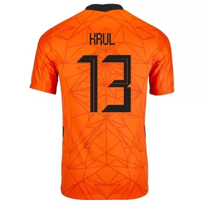 Miesten Alankomaiden jalkapallomaajoukkue Tim Krul #13 Kotipaita Oranssi 2021 Lyhythihainen Paita