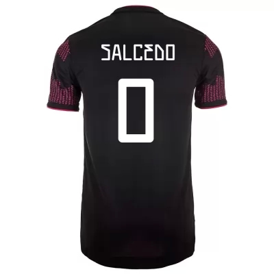 Miesten Meksikon jalkapallomaajoukkue Carlos Salcedo #0 Kotipaita Punainen ruusu 2021 Lyhythihainen Paita