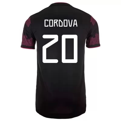 Naisten Meksikon jalkapallomaajoukkue Sebastian Cordova #20 Kotipaita Punainen ruusu 2021 Lyhythihainen Paita