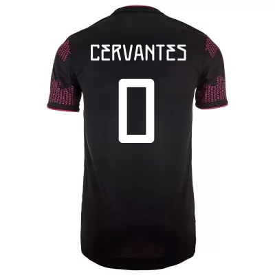 Naisten Meksikon jalkapallomaajoukkue Alan Cervantes #0 Kotipaita Punainen ruusu 2021 Lyhythihainen Paita