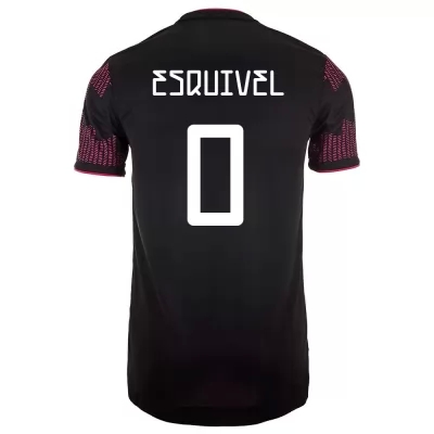 Naisten Meksikon jalkapallomaajoukkue Jose Esquivel #0 Kotipaita Punainen ruusu 2021 Lyhythihainen Paita
