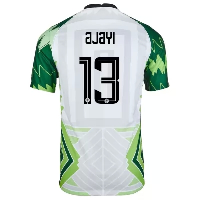 Naisten Nigerian jalkapallomaajoukkue Semi Ajayi #13 Kotipaita Vihreä Valkoinen 2021 Lyhythihainen Paita