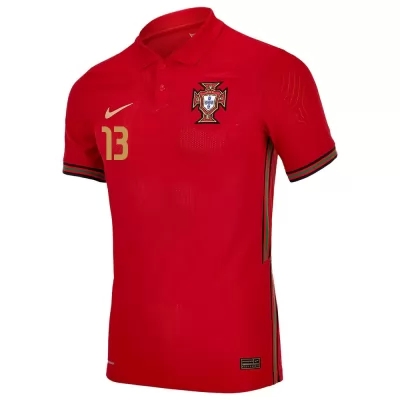 Lapset Portugalin Jalkapallomaajoukkue Danilo Pereira #13 Kotipaita Punainen 2021 Lyhythihainen Paita