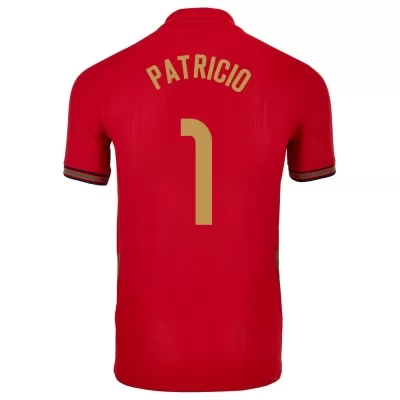 Miesten Portugalin jalkapallomaajoukkue Rui Patricio #1 Kotipaita Punainen 2021 Lyhythihainen Paita