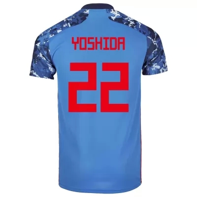 Miesten Japanin jalkapallomaajoukkue Maya Yoshida #22 Kotipaita Tummansininen 2021 Lyhythihainen Paita