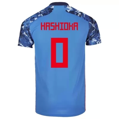 Miesten Japanin jalkapallomaajoukkue Daiki Hashioka #0 Kotipaita Tummansininen 2021 Lyhythihainen Paita