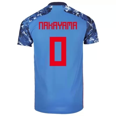 Naisten Japanin Jalkapallomaajoukkue Yuta Nakayama #0 Kotipaita Tummansininen 2021 Lyhythihainen Paita
