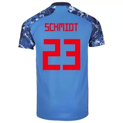 Naisten Japanin jalkapallomaajoukkue Daniel Schmidt #23 Kotipaita Tummansininen 2021 Lyhythihainen Paita