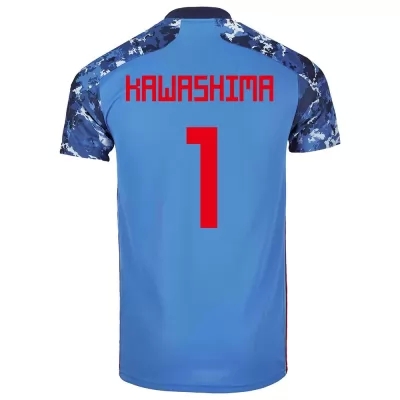 Miesten Japanin Jalkapallomaajoukkue Eiji Kawashima #1 Kotipaita Tummansininen 2021 Lyhythihainen Paita