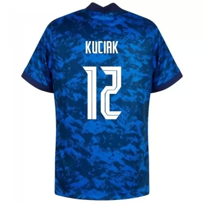 Lapset Slovakian Jalkapallomaajoukkue Dusan Kuciak #12 Kotipaita Tummansininen 2021 Lyhythihainen Paita