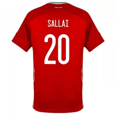 Naisten Unkarin Jalkapallomaajoukkue Roland Sallai #20 Kotipaita Punainen 2021 Lyhythihainen Paita