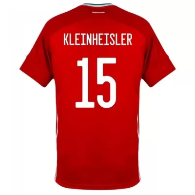 Lapset Unkarin Jalkapallomaajoukkue Laszlo Kleinheisler #15 Kotipaita Punainen 2021 Lyhythihainen Paita