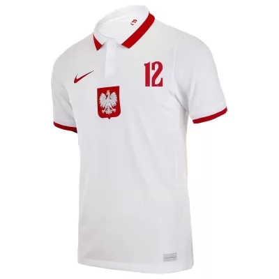 Naisten Puolan Jalkapallomaajoukkue Lukasz Skorupski #12 Vieraspaita Valkoinen 2021 Lyhythihainen Paita